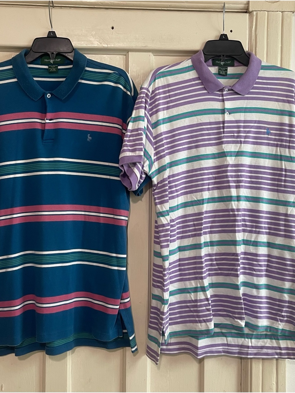 Hunt club %100 cotton men’s polo shirts large